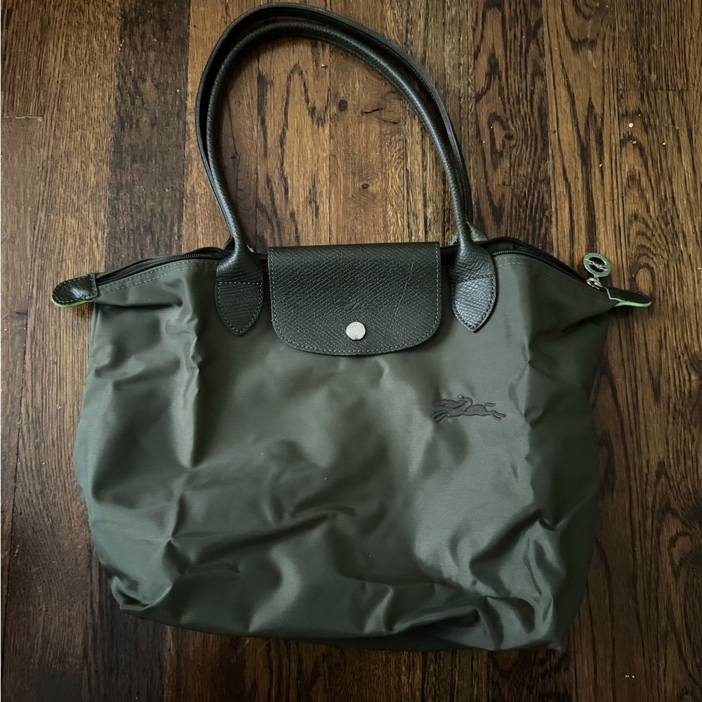 Longchamp green bag